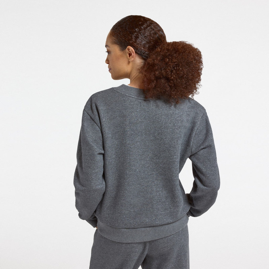 Women's Merino Blend Sweatshirt - Natural Grey Heather