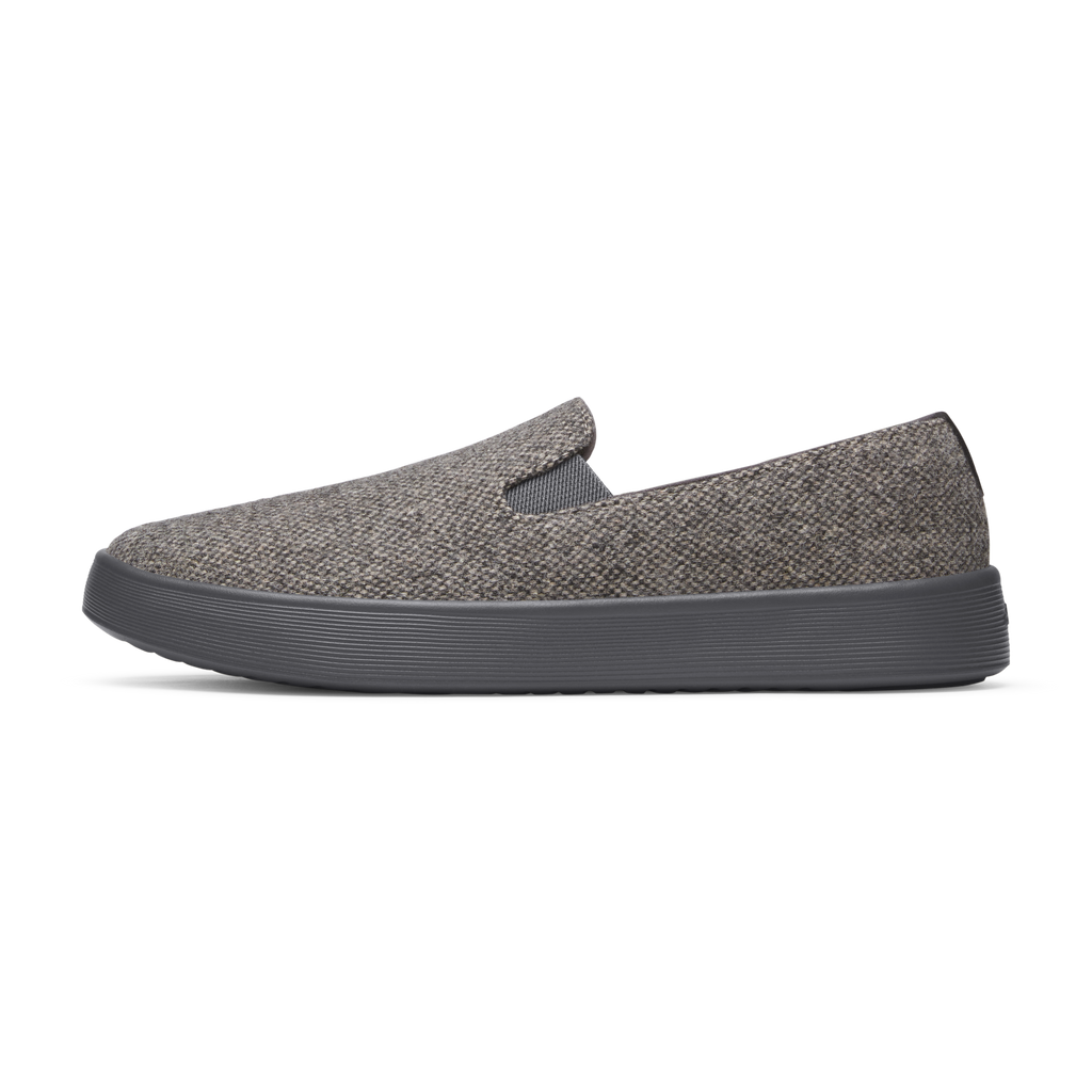 Men's Cruiser Slip On Tweed - Dark Grey (Stormy Grey Sole)