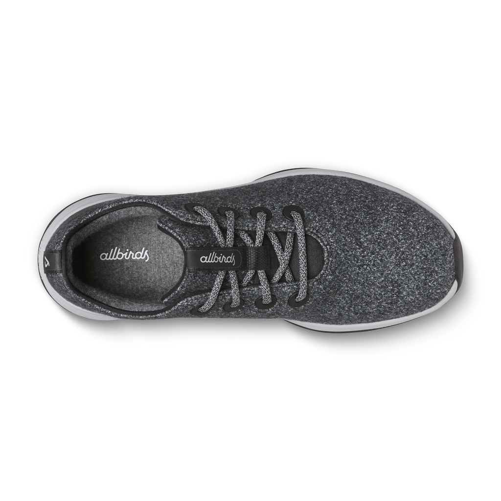 Men's Wool Runner NZ Waterproof - Dark Grey (Light Grey Sole)