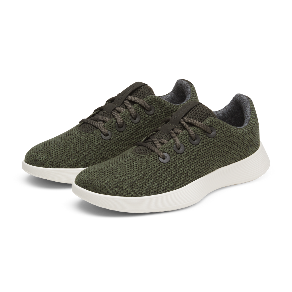 Men's Tree Runner NZ - Thunder Green (Natural White Sole)