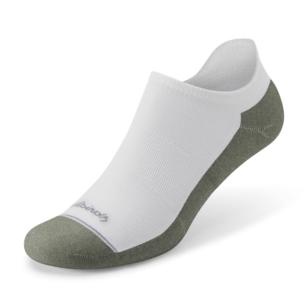 Anytime Ankle Sock - Blizzard/Thunder Green
