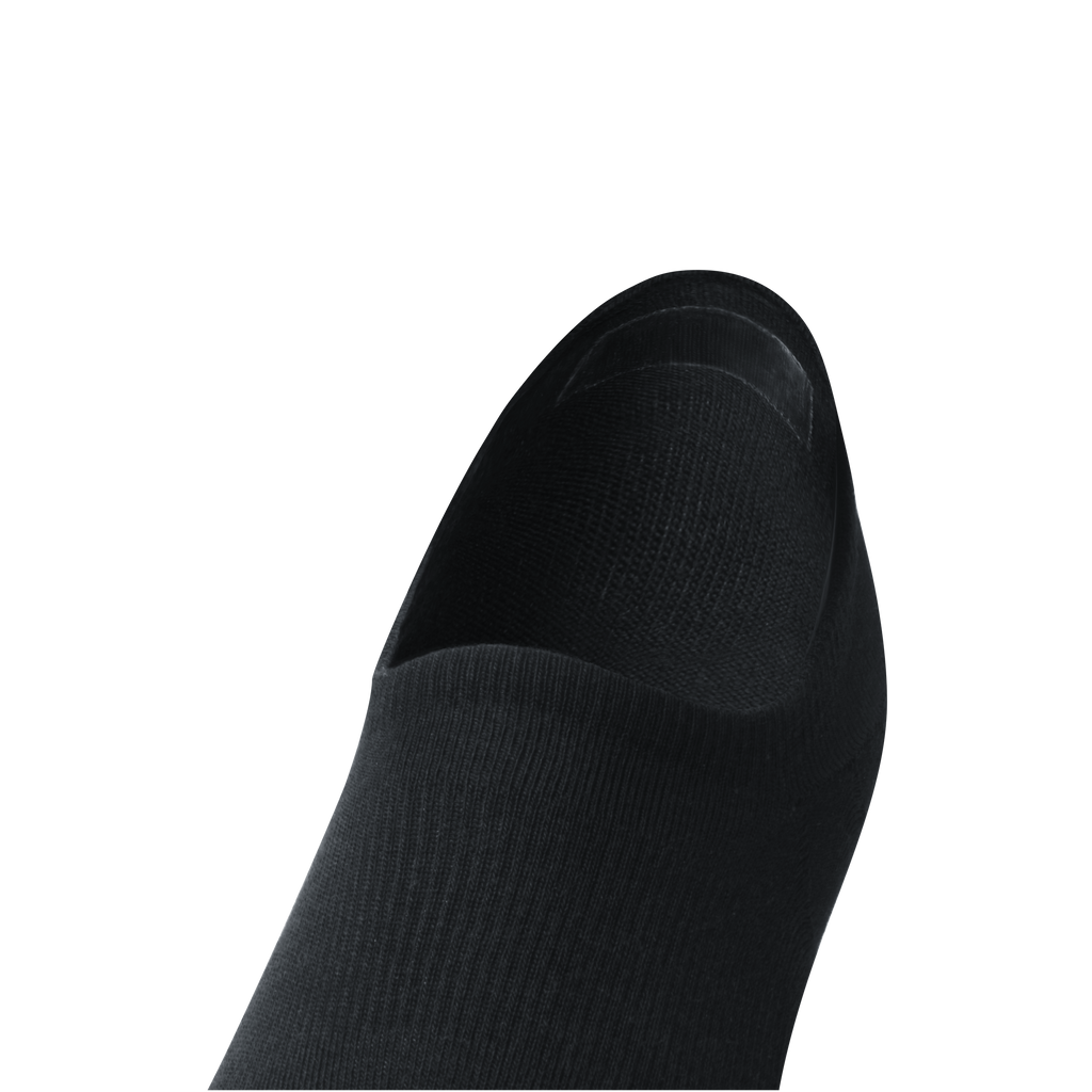 Anytime No Show Heel Grip Sock - Natural Black