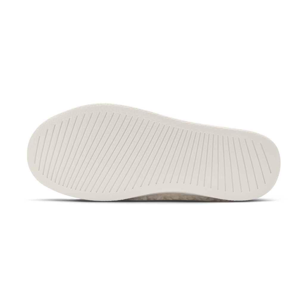 Smallbirds Wool Loungers - Big Kids - Natural White Fluffs (Natural White Sole)